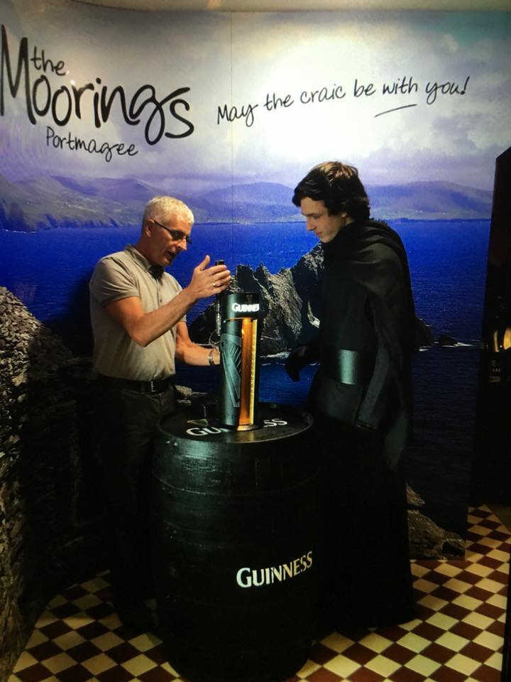 Pour a pint challenge at the Mooring Portmagee, Kerry. Image: Gerard Kennedy